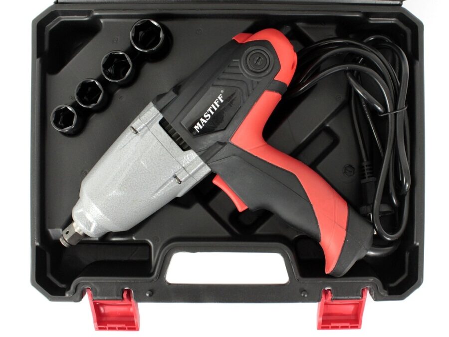 Electric Impact Wrench 230V 1/2 Sq. Drive + Sockets (81053G) - 81053G salidzini kurpirkt cenas