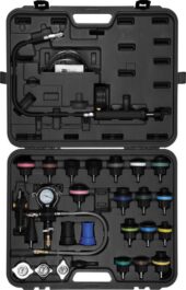 28-piece radiator leak test kit and quick coolant changeover (YT-06721) - YT-06721 salidzini kurpirkt cenas