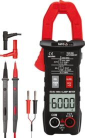 Universal clamp meter | with an automatic range | AC / DC 600A (YT-73093) - YT-73093 salidzini kurpirkt cenas