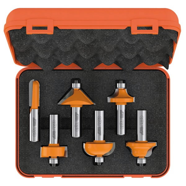 6-PCE PROFILE BIT SET W/WOODEN CASE HW S=12