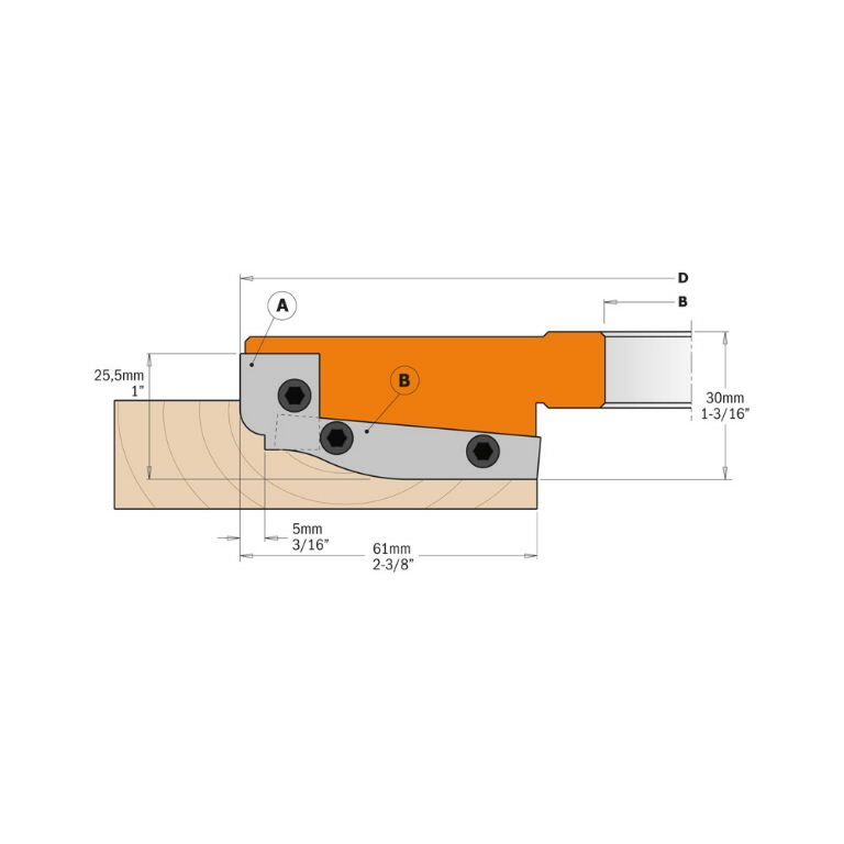 Asmeņu pāris HM 60x11