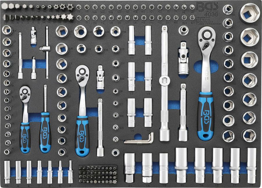 Tool Tray 3/3: Socket Set | 192 pcs. (4036) - 4036 salidzini kurpirkt cenas