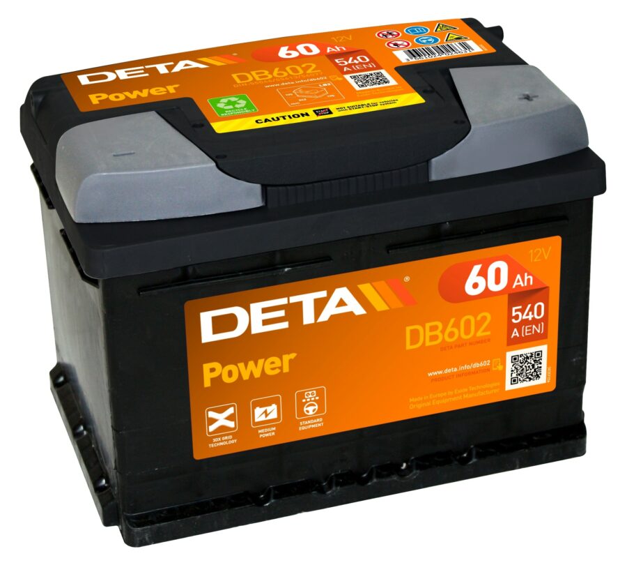 Akumulators DETA POWER - 12V - 60  Ah - 3661024024631