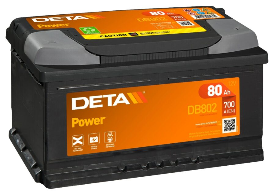 Akumulators DETA POWER - 12V - 80  Ah - 3661024024655