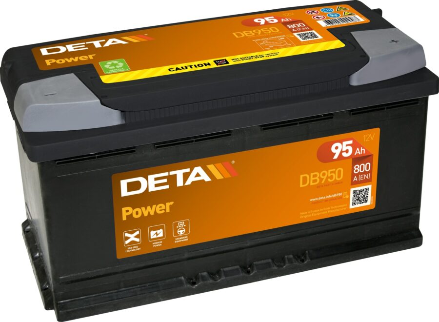 Akumulators DETA POWER - 12V - 95  Ah - 3661024024587