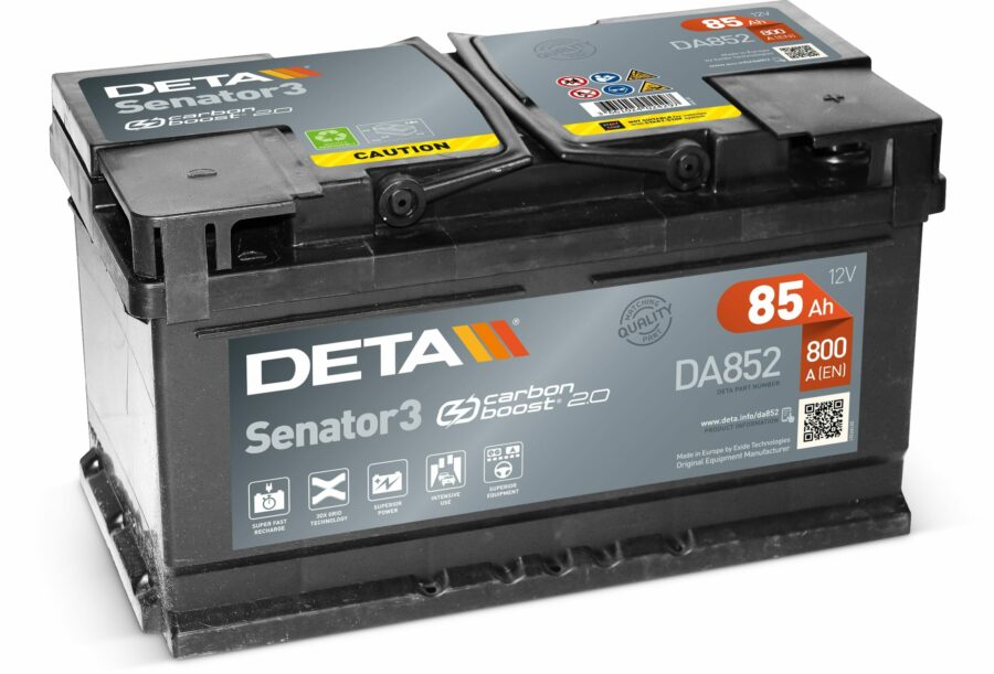 Akumulators DETA SENATOR - 12V - 85  Ah -