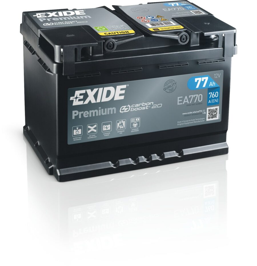 Akumulators EXIDE - 12V - 77  Ah - 3661024034241