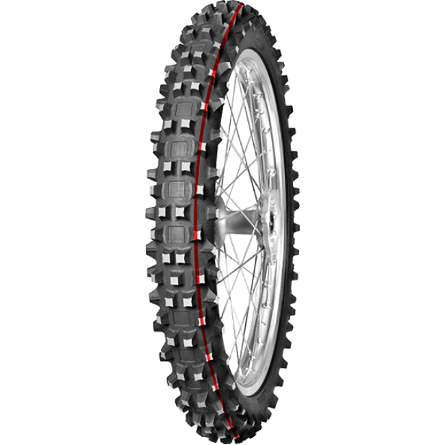 Riepa 110/100-18 Mitas TERRA FORCE-MX MH 64M TT red & green Med-Hard