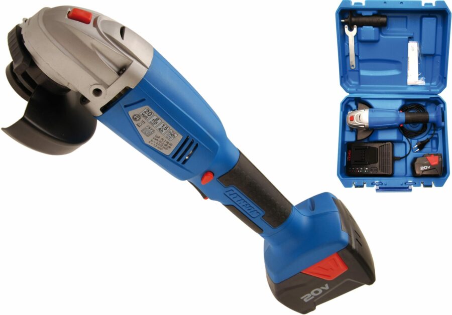 Cordless Angle Grinder | 7000 rpm | 20 V | 1.5 Ah (9258) - 9258 salidzini kurpirkt cenas