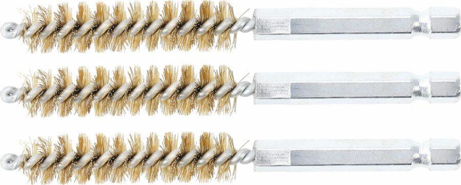 Brass Brush | 11 mm | 6.3 mm (1/4") Drive | 3 pcs. (3078-11-M) - 3078-11-M salidzini kurpirkt cenas