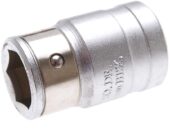 Bit Adaptor with retaining Ball | 12.5 mm (1/2") Drive | internal Hexagon 14 mm (284) - 284 salidzini kurpirkt cenas