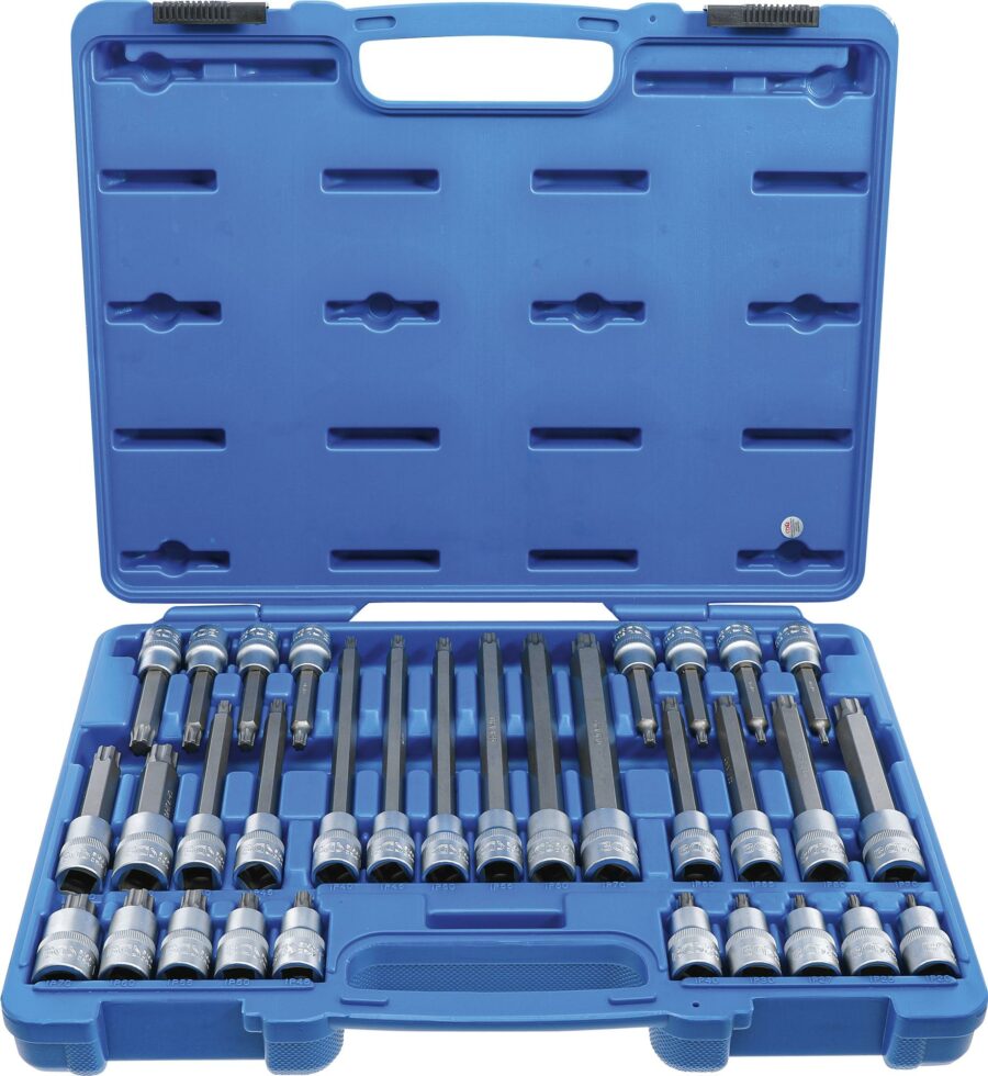 Bit Socket Set | 12.5 mm (1/2") Drive | TP-Star (for Torx Plus) TP20 - TP70 | 32 pcs. (5190) - 5190 salidzini kurpirkt cenas