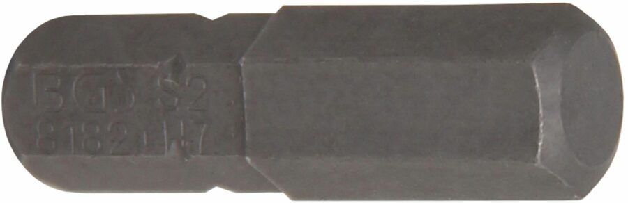 Bit | 6.3 mm (1/4") Drive | internal Hexagon 7 mm (8182) - 8182 salidzini kurpirkt cenas