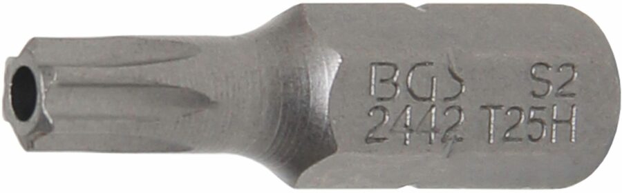 Bit Socket | 6.3 mm (1/4") Drive | T-Star tamperproof (for Torx) T25 (2442) - 2442 salidzini kurpirkt cenas