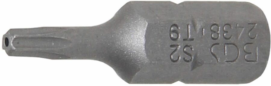 Bit | 6.3 mm (1/4") Drive | T-Star tamperproof (for Torx) T9 (2438) - 2438 salidzini kurpirkt cenas