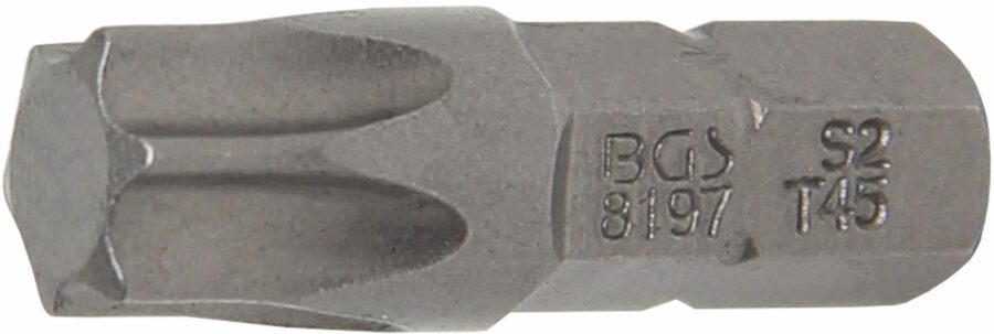 Bit | 6.3 mm (1/4") drive | T-Star (for Torx) T45 (8197) - 8197 salidzini kurpirkt cenas