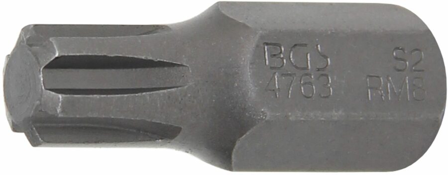 Bit | 10 mm (3/8") Drive | spline (for RIBE) M8 (4763) - 4763 salidzini kurpirkt cenas