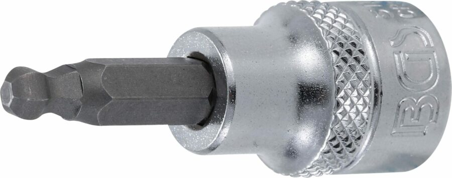 Bit Socket | 10 mm (3/8") | internal Hexagon with Ball Head 5 mm (5112) - 5112 salidzini kurpirkt cenas