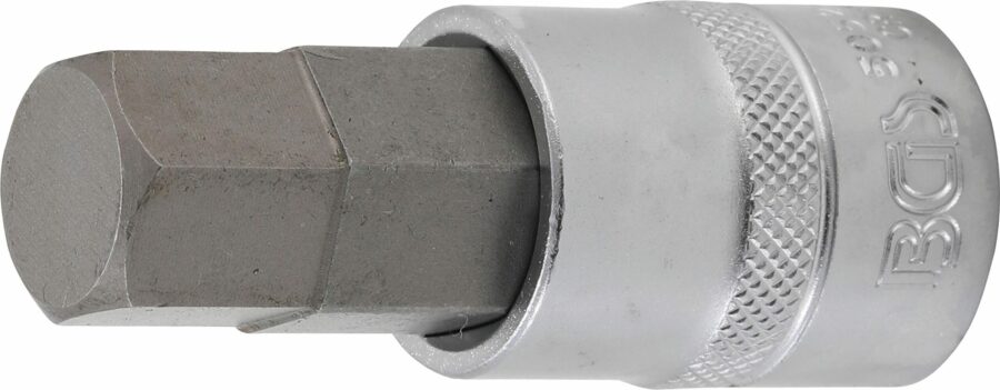 Bit Socket | 12.5 mm (1/2") | internal Hexagon 18 mm (5052-18) - 5052-18 salidzini kurpirkt cenas