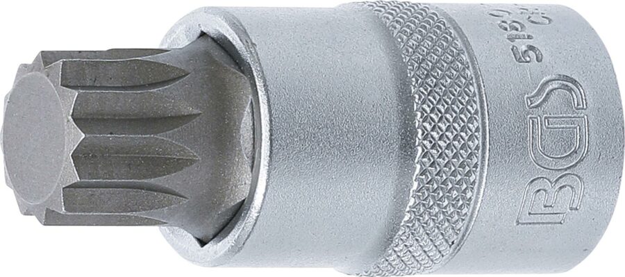 Bit Socket | 12.5 mm (1/2") Drive | Spline (for XZN) M17 (5180-M17) - 5180-M17 salidzini kurpirkt cenas