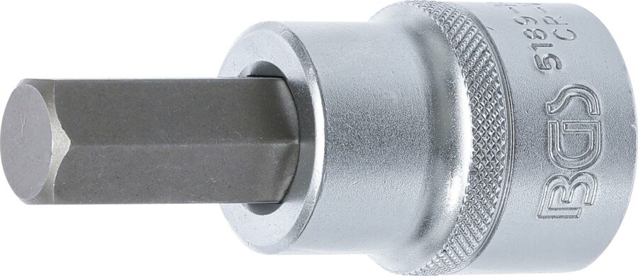 Bit Socket | 20 mm (3/4") Drive | internal Hexagon 17 mm (5189-H17) - 5189-H17 salidzini kurpirkt cenas