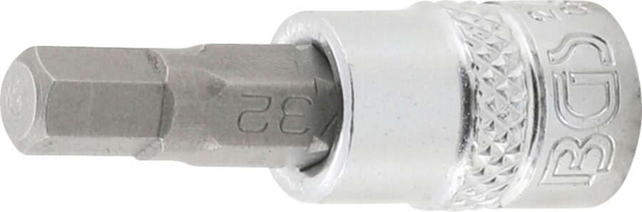 Bit Socket | 6.3 mm (1/4") drive | internal Hexagon 7/32" (2744) - 2744 salidzini kurpirkt cenas