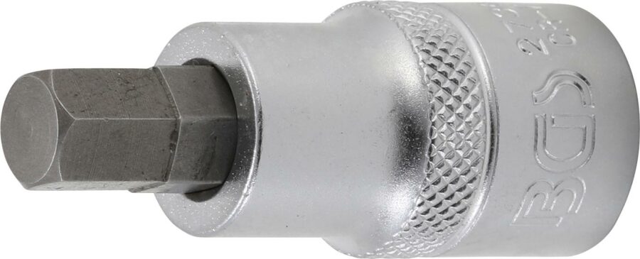 Bit Socket | length 55 mm | 12.5 mm (1/2") Drive | internal Hexagon 3/8" (2736) - 2736 salidzini kurpirkt cenas