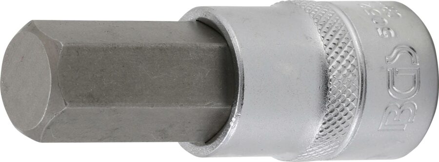 Bit Socket | 12.5 mm (1/2") | internal Hexagon 17 mm (5052-17) - 5052-17 salidzini kurpirkt cenas