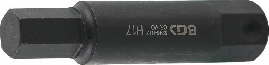 Bit | length 100 mm | 22 mm drive | internal Hexagon 17 mm (5246-H17) - 5246-H17 salidzini kurpirkt cenas