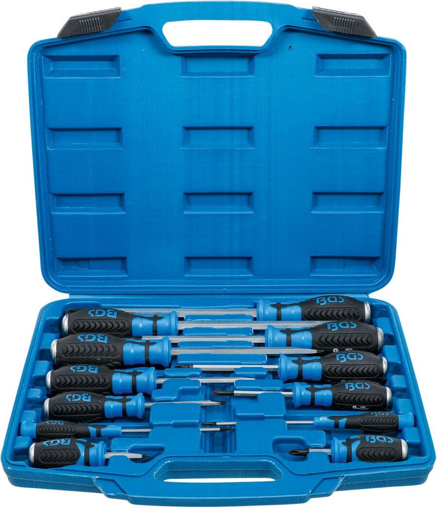 Screwdriver Set | with 6.3 mm (1/4") Internal Square | 12 pcs. (7896) - 7896 salidzini kurpirkt cenas