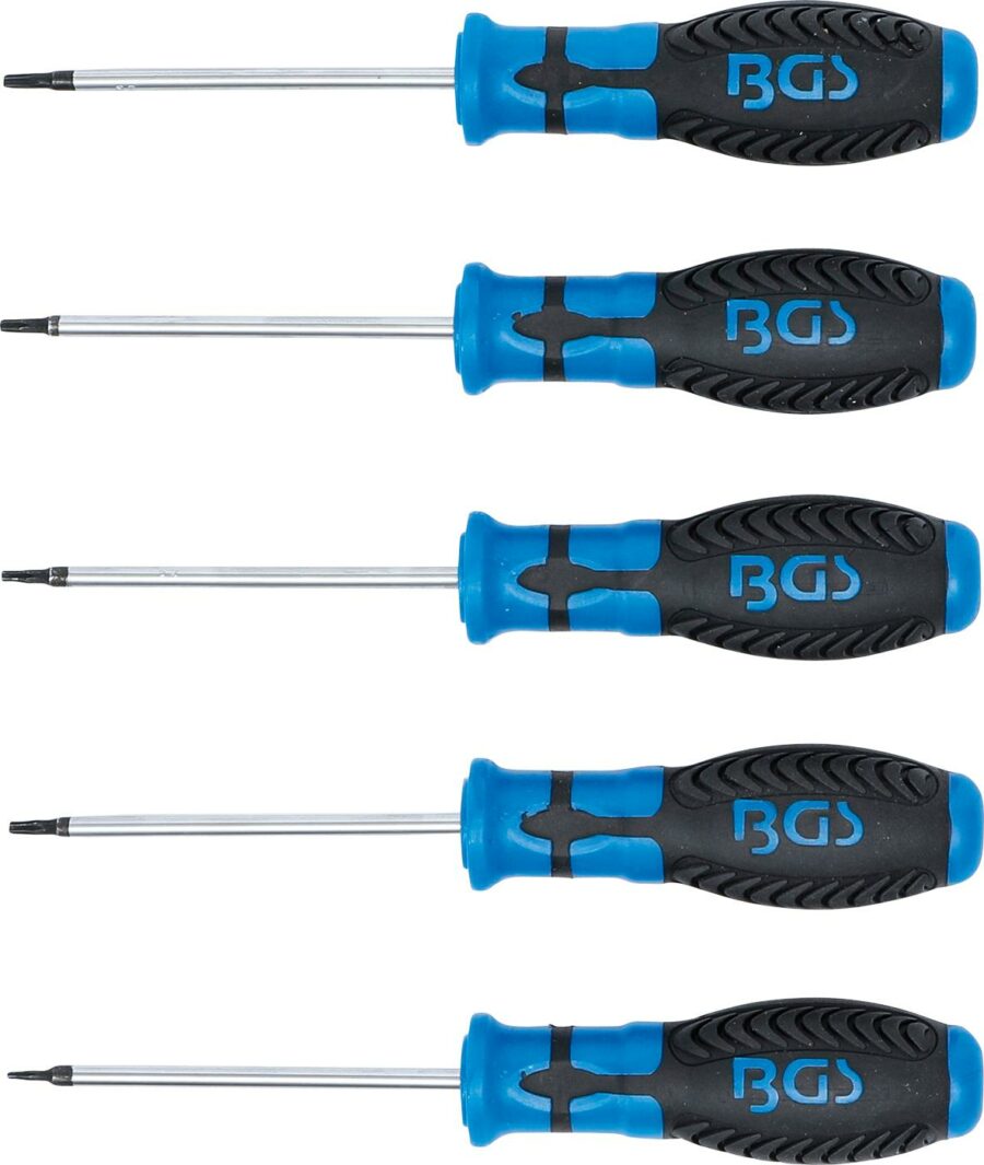 Screwdriver Set | T-Star tamperproof (for Torx) | T6 - T10 | 5 pcs. (6826) - 6826 salidzini kurpirkt cenas