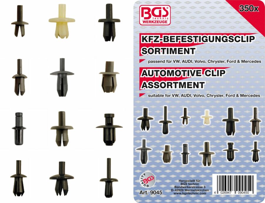 Automotive Clip Assortment for VW