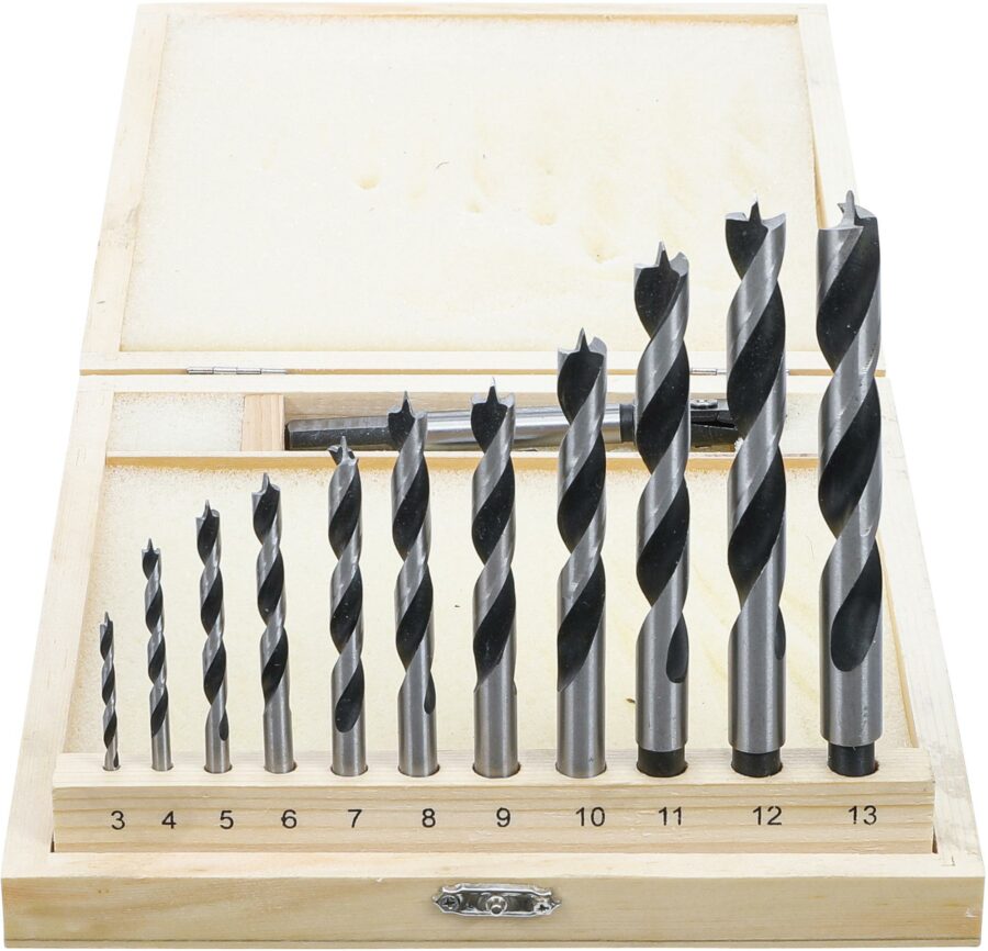 Centre Bit Drill / Wood Drill Set | 14 pcs. (50403) - 50403 salidzini kurpirkt cenas