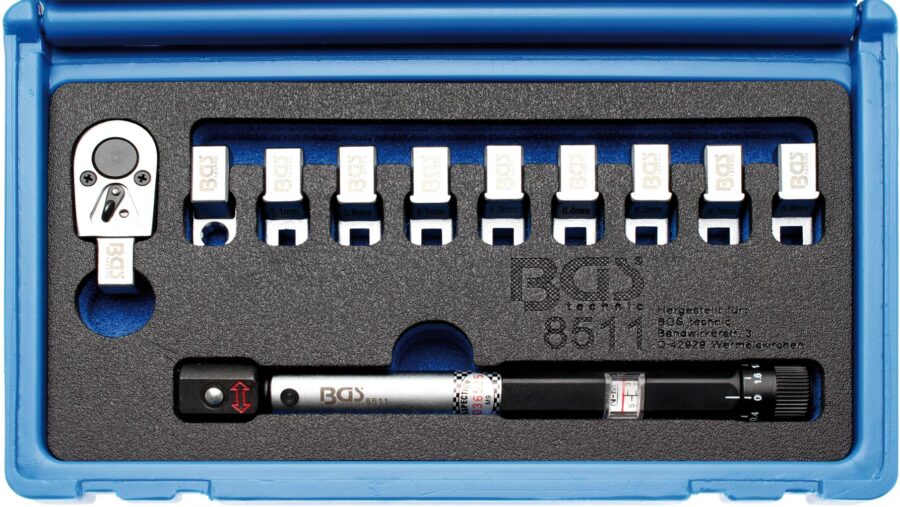 Spoke Torque Wrench | interchangeable Heads | 3 - 15 Nm (8511) - 8511 salidzini kurpirkt cenas