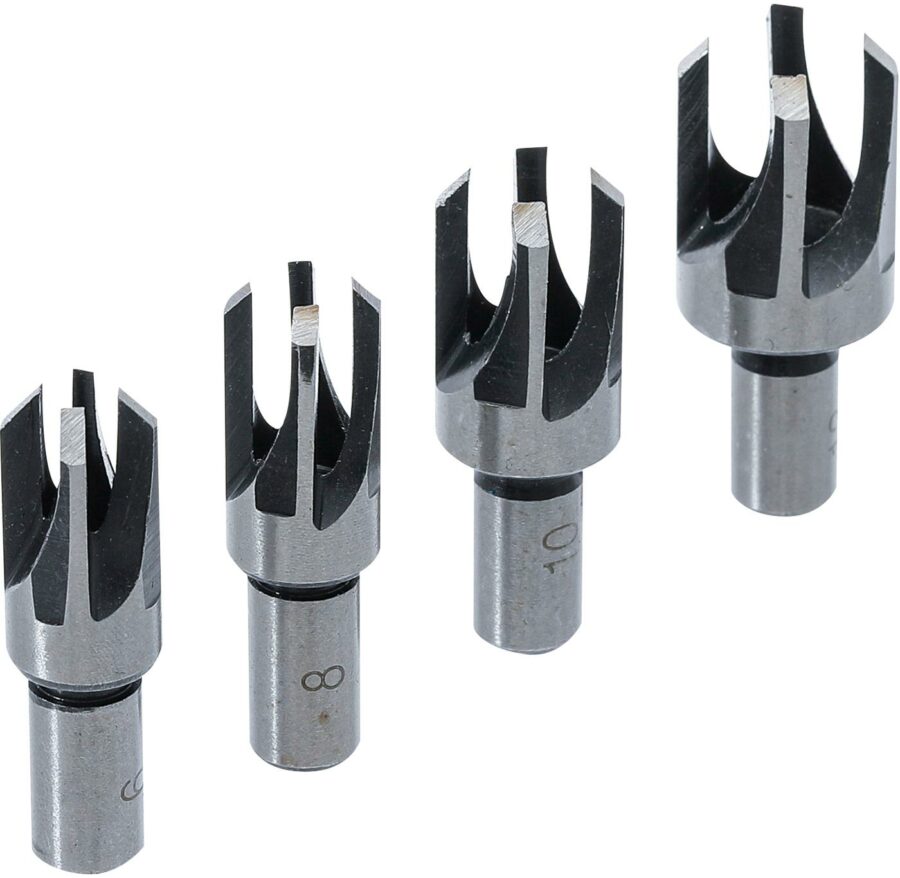 Pin Drill Set | 6 - 8 - 10 - 13 mm | 4 pcs. (6838) - 6838 salidzini kurpirkt cenas