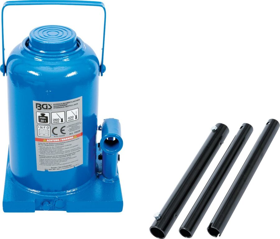 Hydraulic Bottle Jack | 32 t (70039) - 70039 salidzini kurpirkt cenas