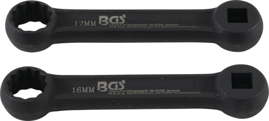 Engine Mounting Ring Spanner Set | for Mercedes-Benz | 2 pcs. (9524) - 9524 salidzini kurpirkt cenas