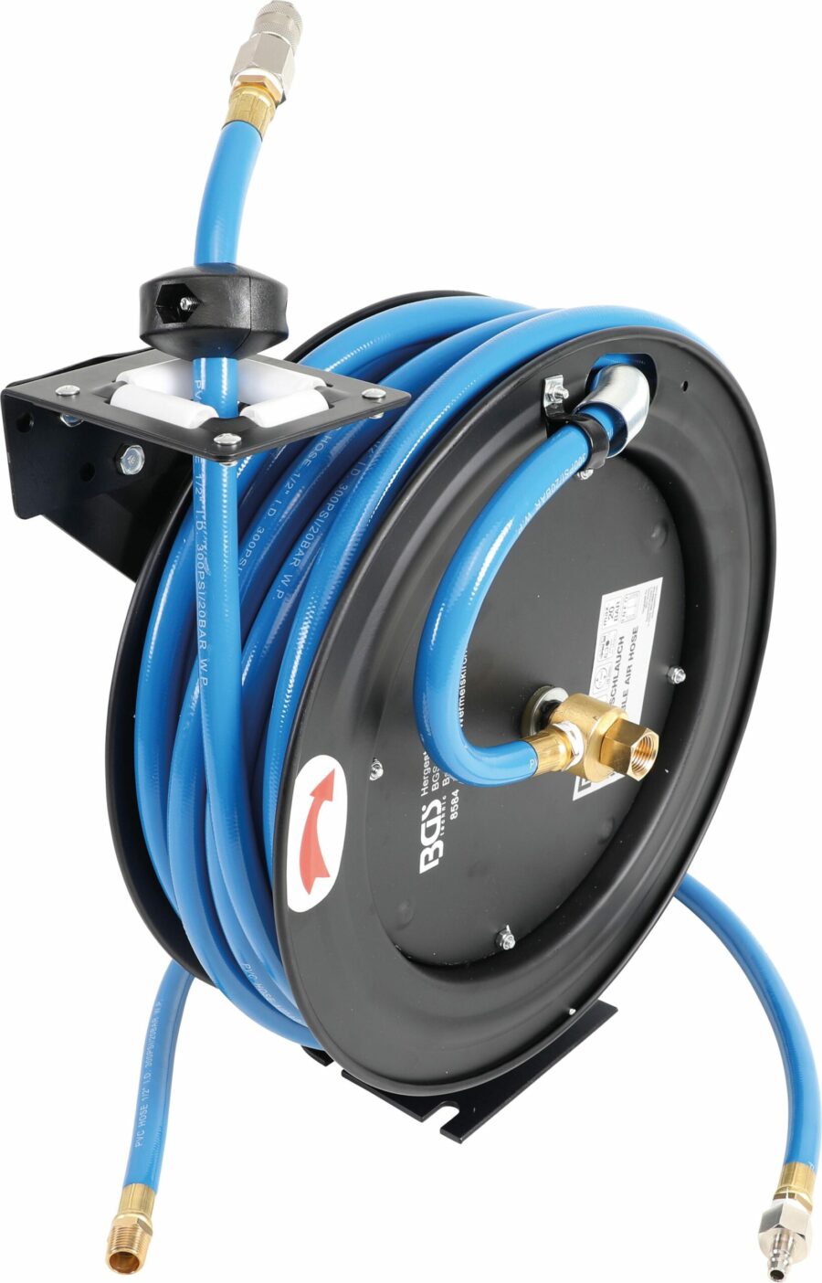 Retractable Air Hose Reel | 15 m (8584) - 8584 salidzini kurpirkt cenas