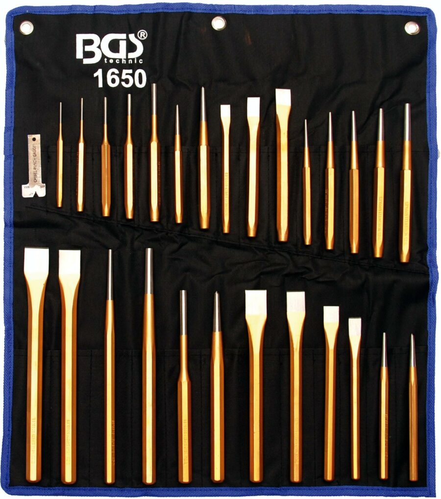 Chisel and Punch Set | 28 pcs. (1650) - 1650 salidzini kurpirkt cenas