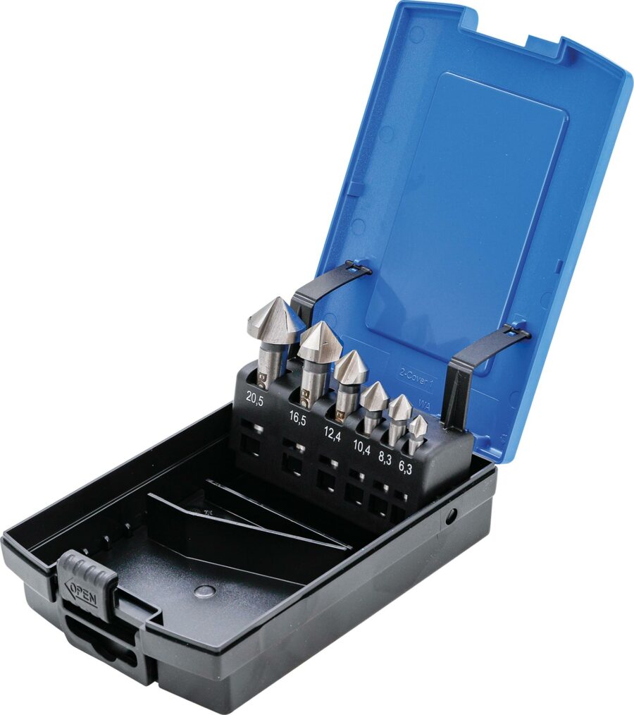 Countersink Set | HSS | DIN 335 Form C | 6 pcs. (1997) - 1997 salidzini kurpirkt cenas