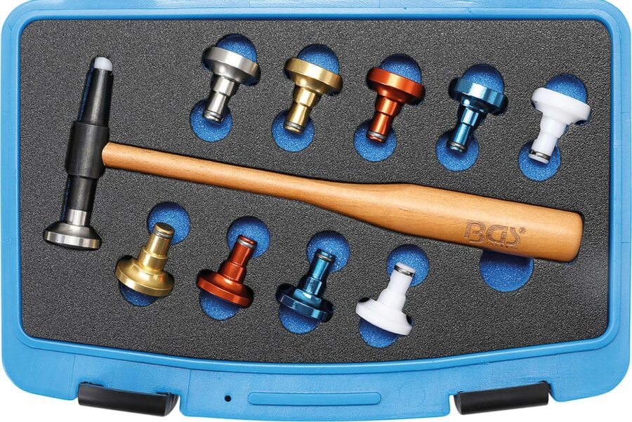 Hammer Set with Interchangeable Heads | 11 pcs. (9768) - 9768 salidzini kurpirkt cenas