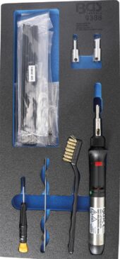 Plastic Repair Set with Gas Soldering Iron (9388) - 9388 salidzini kurpirkt cenas