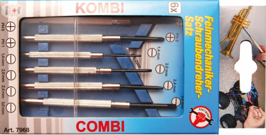 Precision Screwdriver Set | 6 pcs. (7968) - 7968 salidzini kurpirkt cenas