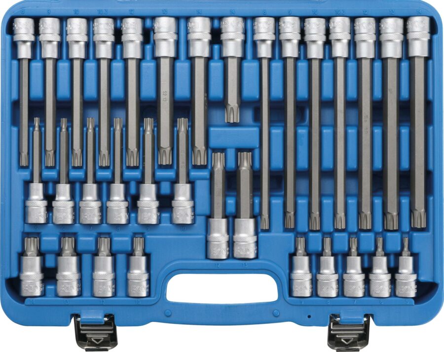 Bit Socket Set | 12.5 mm (1/2") drive | Spline (for RIBE) | 32 pcs. (5183) - 5183 salidzini kurpirkt cenas