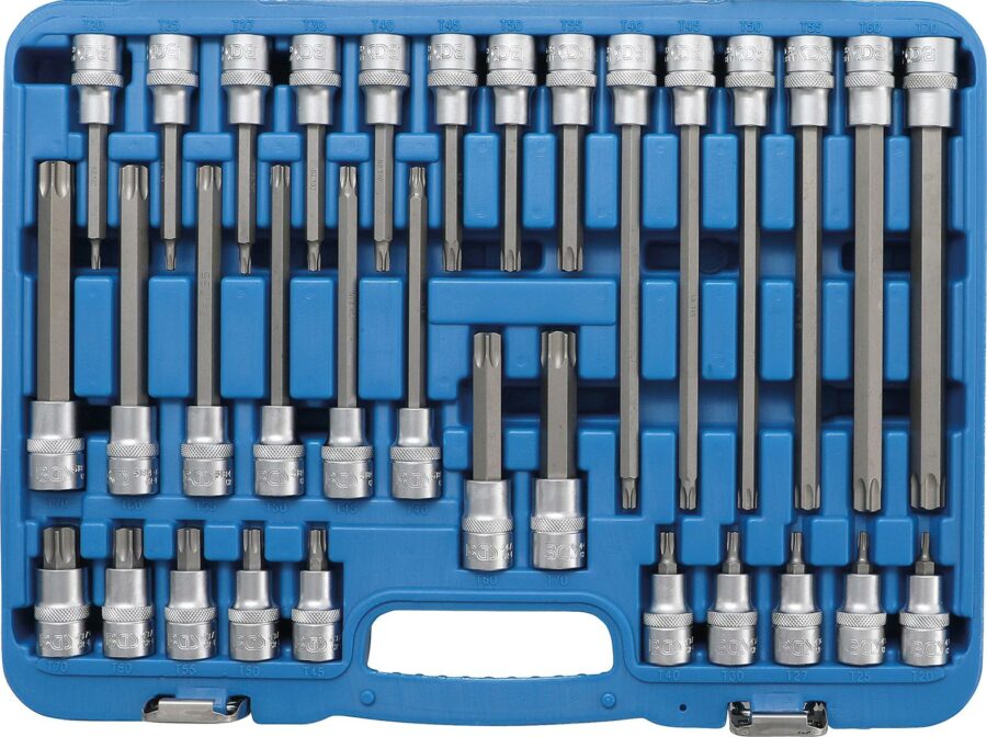 Bit Socket Set | 12.5 mm (1/2") drive | T-Star (for Torx) | 32 pcs. (5182) - 5182 salidzini kurpirkt cenas