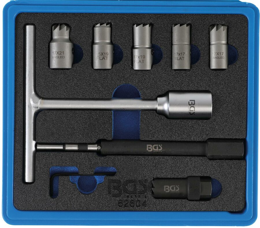 Injector Sealing Surfaces Cutter Set | 9 pcs. (62604) - 62604 salidzini kurpirkt cenas