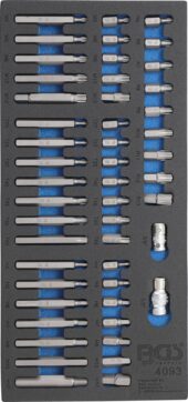 Tool Tray 1/3: Combined Bit Set | 49 pcs. (4093) - 4093 salidzini kurpirkt cenas