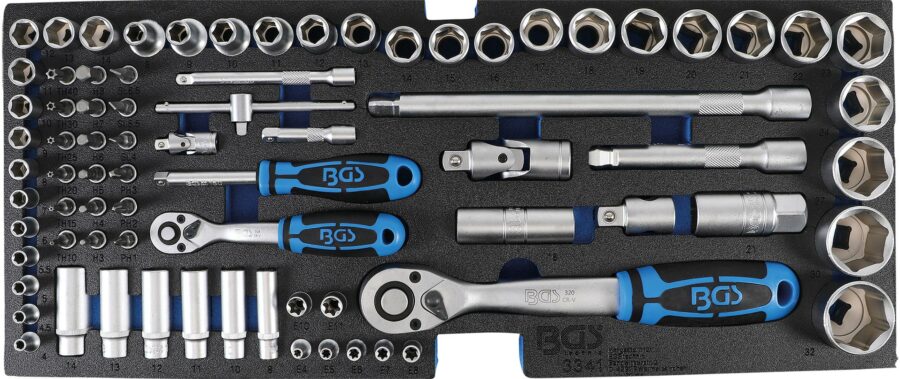 Foam tool tray for Item no. 3312: Socket set | 12