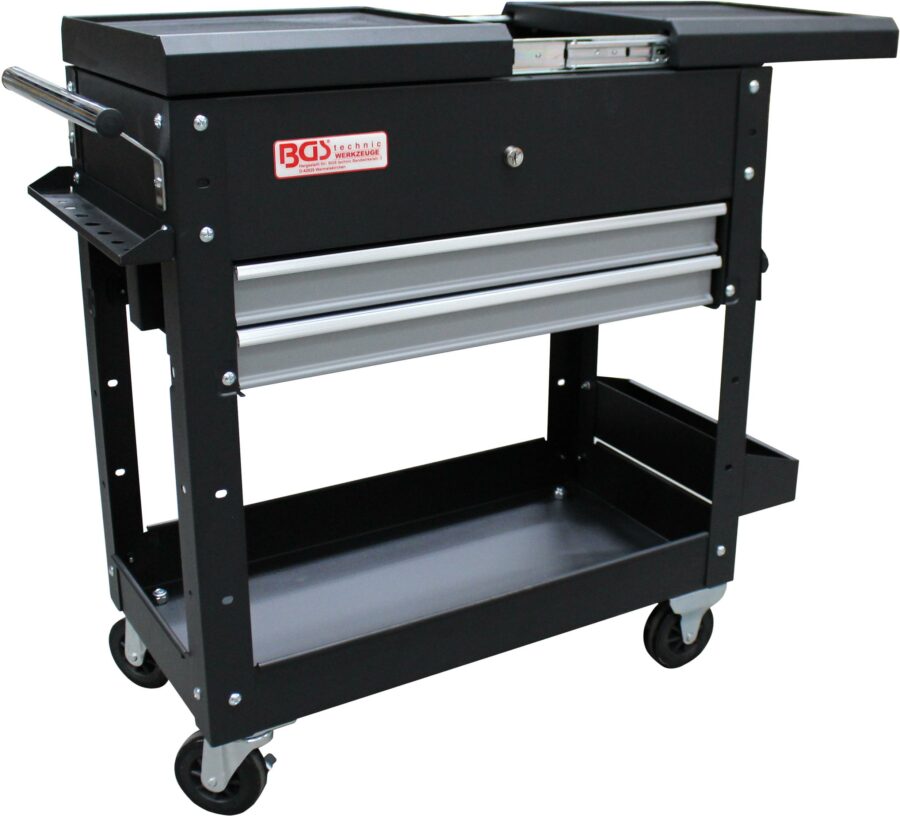 Workshop Trolley | 2 Drawers | Horizontal double Drawer Slide | empty (4105) - 4105 salidzini kurpirkt cenas