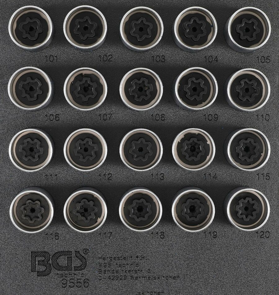 Rim Lock Socket Set for Opel